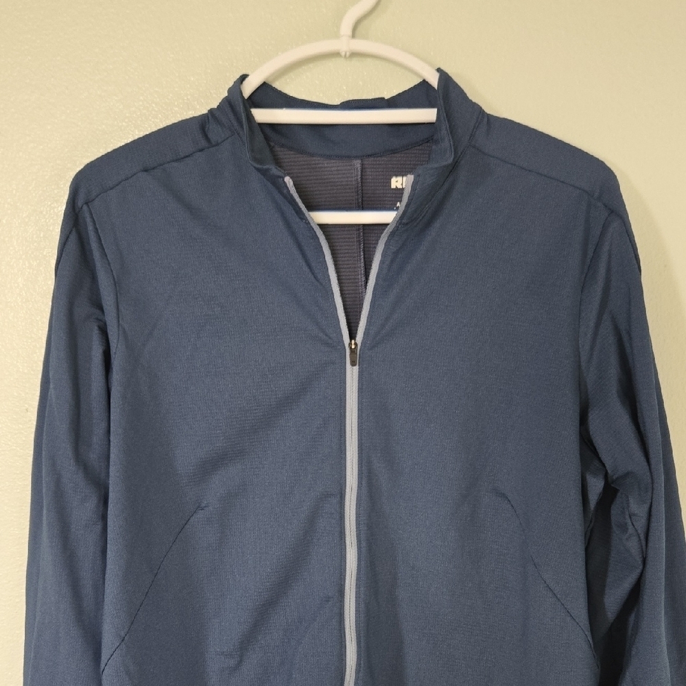 REI | Junction Blue Long Sleeve Full Zip Cycling Jersey Size XL